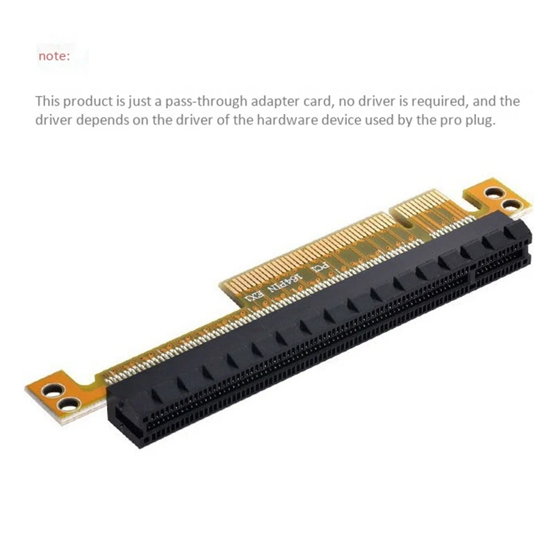 

PCI-E Express 8X to 16X Extender Converter Riser Card Adapter Male to Female Extension
