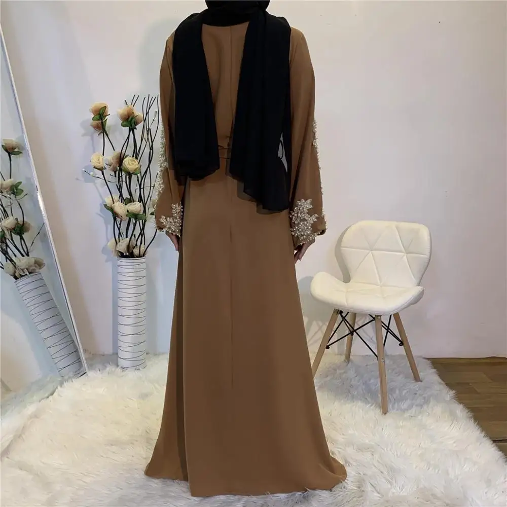 Женское платье хиджаб Eid Mubarak Abaya мусульманское в турецком и мусульманском стиле