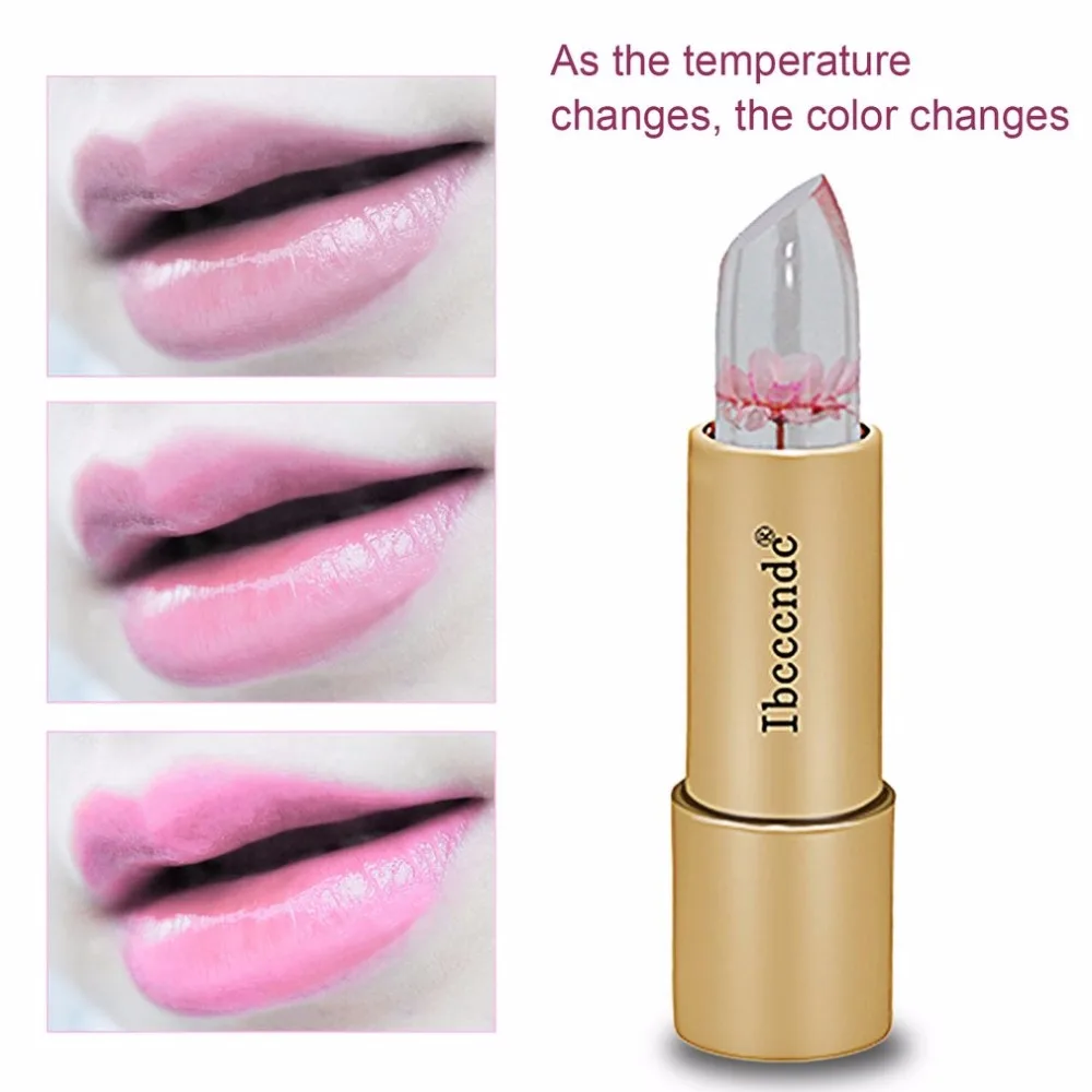 Korean Style Liquid lipstick set Dry flower Color changing Magic Jelly Lip Stick Essence Moisturize Makeup kit Balm |