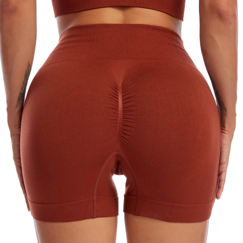 Шорты для йоги с высокой талией женская спортивная одежда леггинсы фитнеса