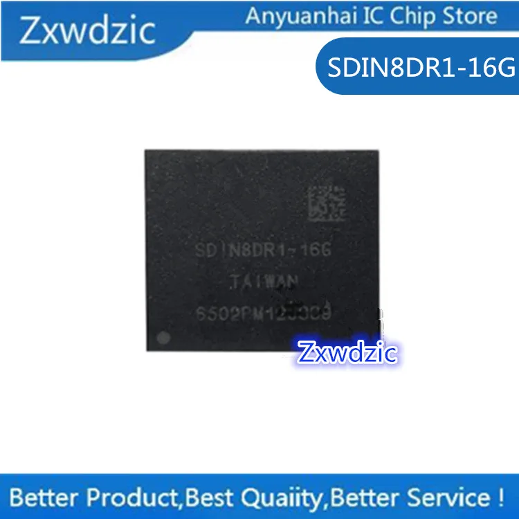 2 шт., 100% Новый оригинальный флейта BGA, чип памяти SDIN8DR1 16G