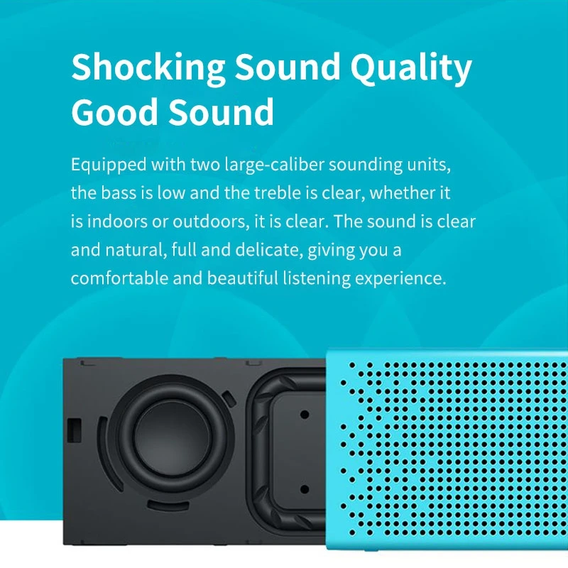 Bluetooth Колонка Xiaomi Mi стерео Беспроводная портативная мини колонка музыка mp3 плеер