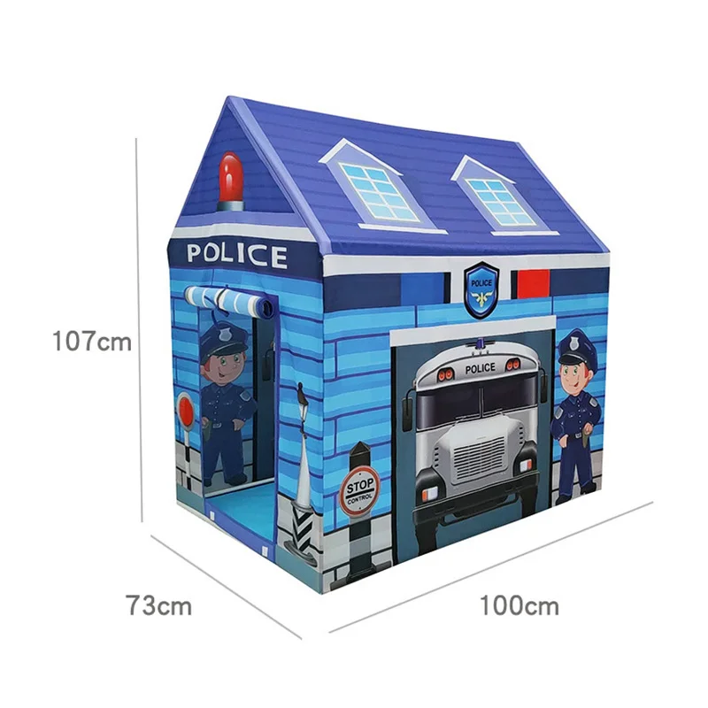 

Children's Tent Indoor and Outdoor Police Game House Family Home Boys And Girls Ball Pool Outdoor Aactivities Sunshade Toys