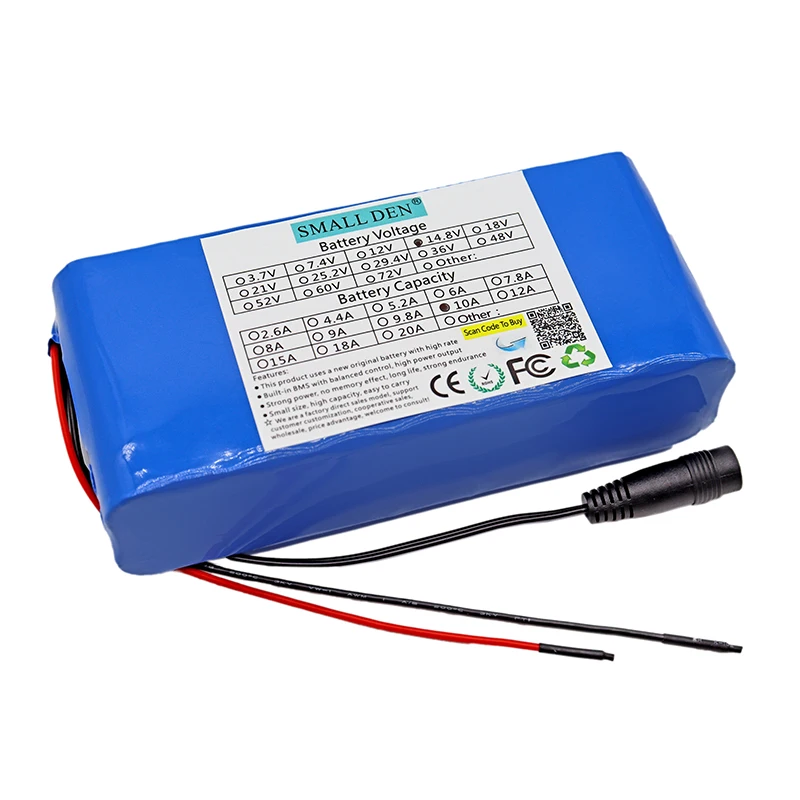 14 8 V 10Ah комплект литий ионный батарей 18650 4S4P DC 16 ночная рыбалка лампы обогреватель