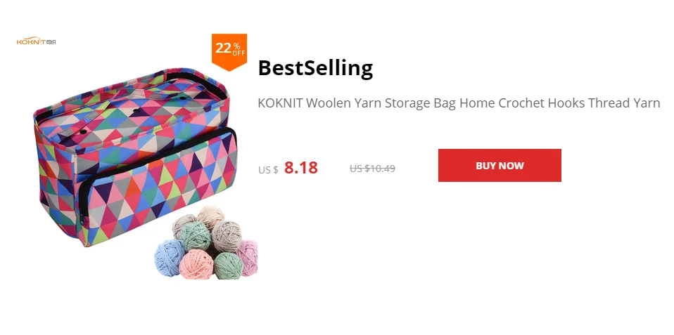 Чехол для хранения вязальных спиц KOKNIT для проектов вязания крючком, держатель, карман, 3 размера, Женский органайзер для дома, сумка для шитья