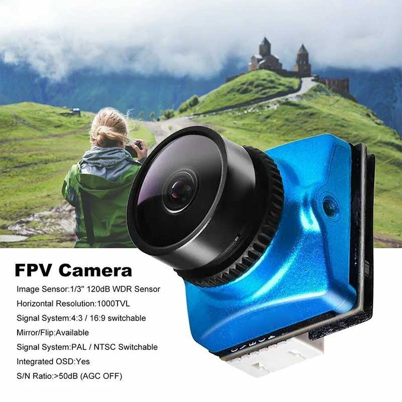1000TVL камера с датчиком изображения высокое разрешение прочный мини для FPV