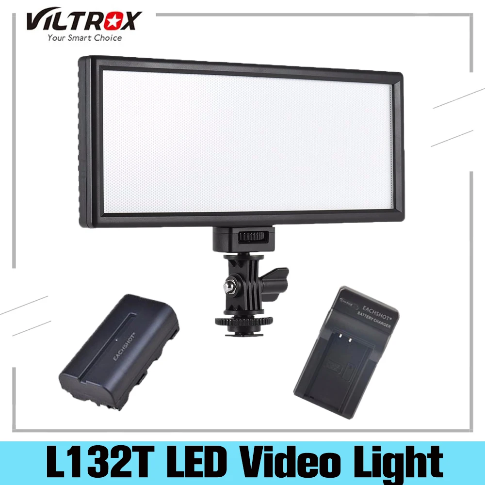 VILTROX L132T фото студийная светодиодная подсветка для видео светильник заполнить