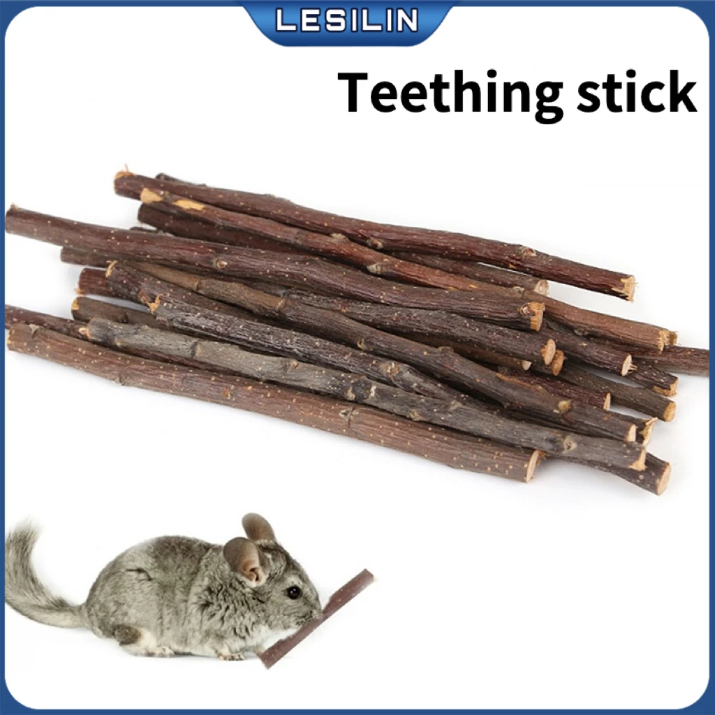 

500g Wood Chew Stick Pet Grinding Rod Bite Toy Teeth Cleaner Apple Branch Fruit Molar Rod for Hamster Chinchillas Rabbit Guinea