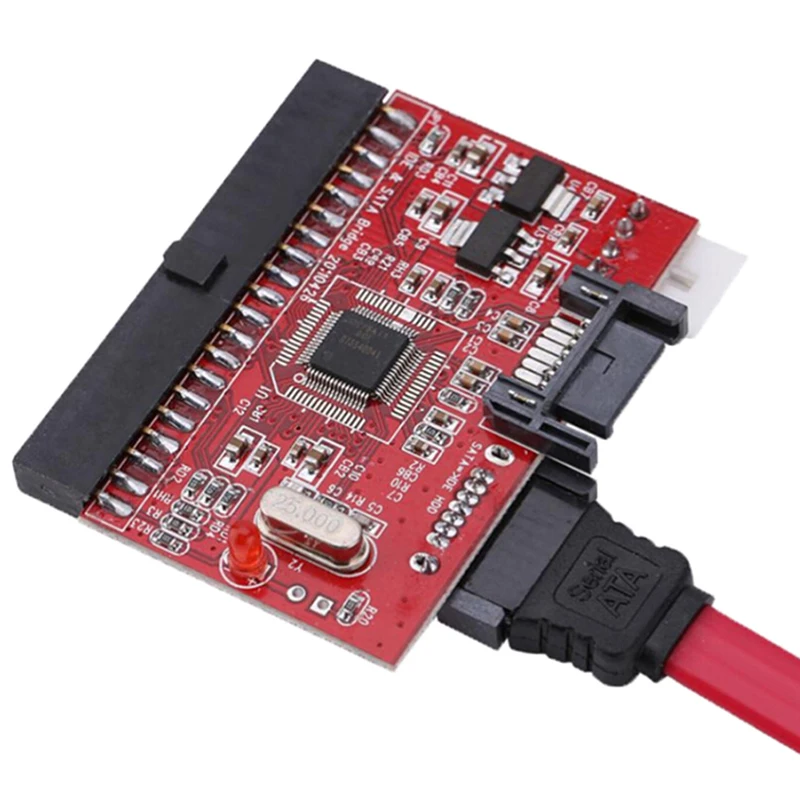 1Set IDE to SATA PCI Card 100/133 Serial HDD/CD/DVD Converter Adapter+Cable | Компьютеры и офис