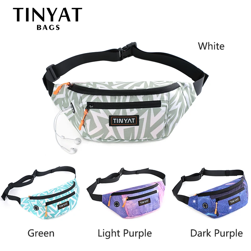 Женская поясная сумка TINYAT пояс для хранения телефона денег повседневная с