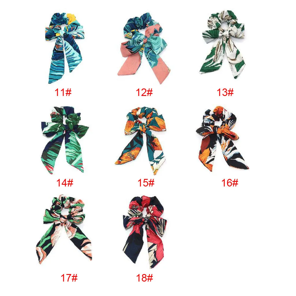 Резинка для волос с бантом женская Повседневная модная лента аксессуар на голову