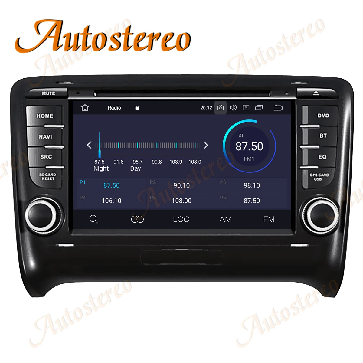 Автомагнитола на Android 10 0 4 + 64 ГБ DVD плеер автомобильный GPS навигатор для Audi TT 2006 2014