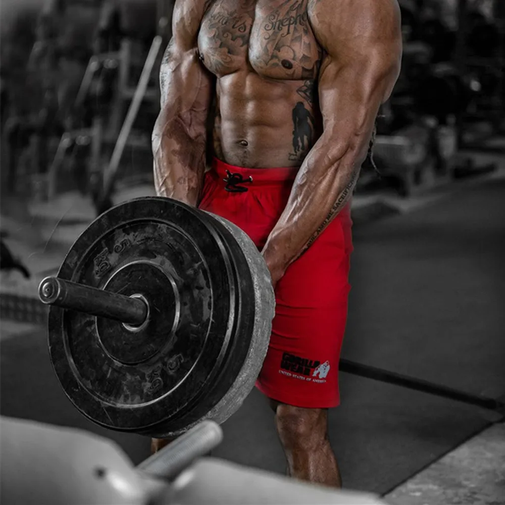 Шорты мужские тренировочные для фитнеса и бодибилдинга модные повседневные