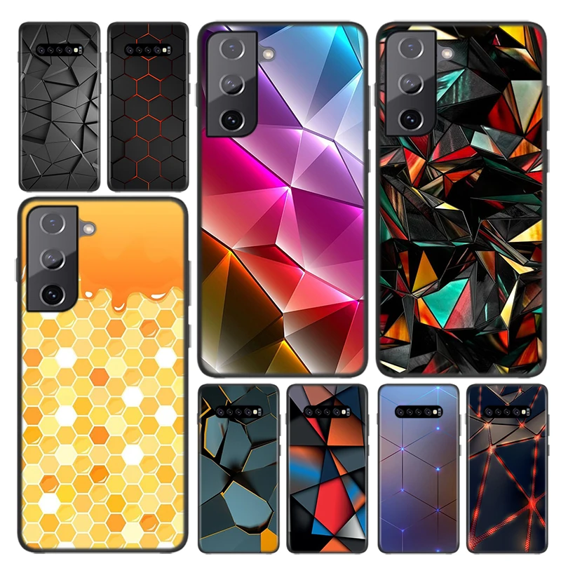 

Silicone Cover Honeycomb-Like Thing For Samsung Galaxy S21 S20 FE Ultra S10 S10e Lite S9 S8 S7 S6 Edge Plus Phone Case