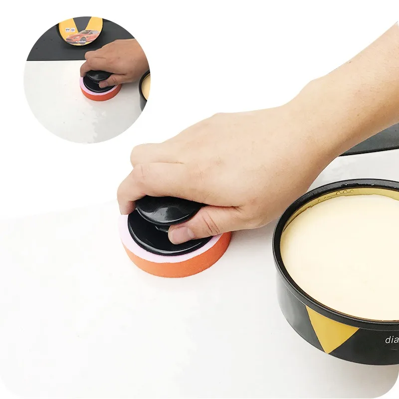 80 мм пенные полировальные колодки для автомобиля Новинка|Губки тряпки и щетки| |