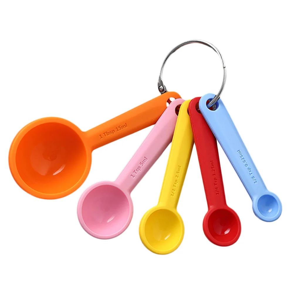 

5 Pcs Baking Measuring Scoops Practical Measuring Scoop Silicone Measuring Spoons