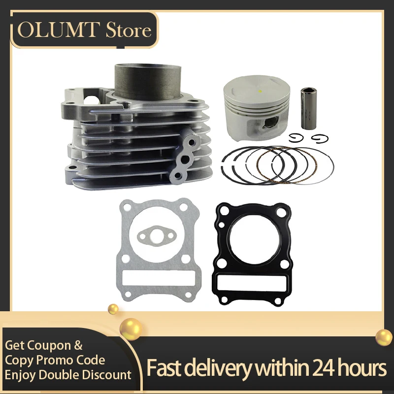 

Motorcycle Engine Accessories Bore 57mm Cylinder Assembly (Cylinder + Piston + Rings Base Gasket Kit) For SUZUKI GZ125 GZ 125