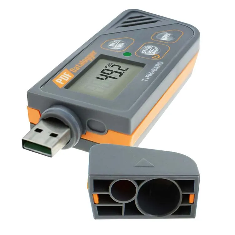 

Digital Waterproof USB Humidity Temperature and Pressure Data Logger gauge, generate PDF/Excel report(OEM packaging available)