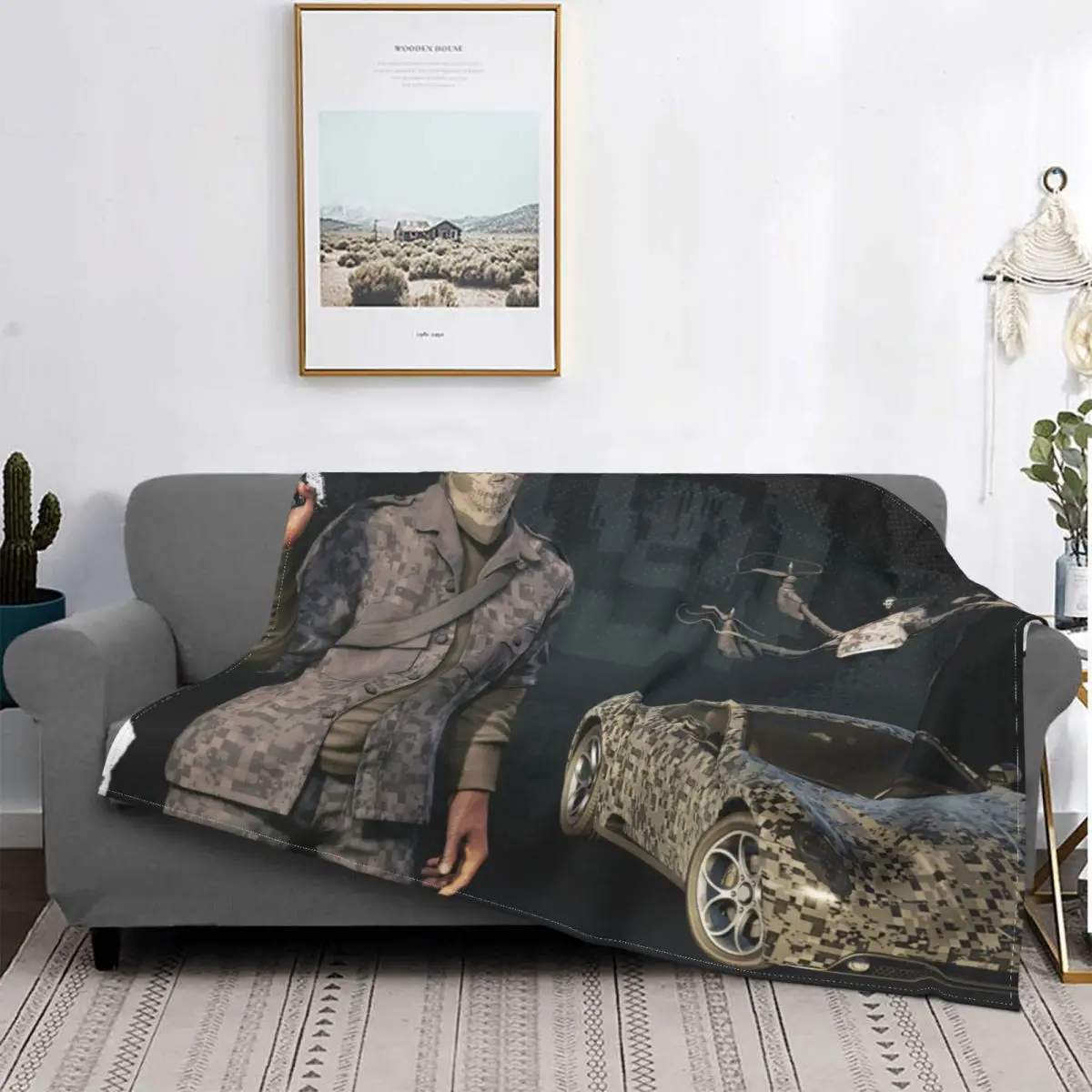 

Часы с собаками 2 Маркус Holloway, Манта игры для взлома, франна, патрон на camuflaje, colcha de lana suave acogedora