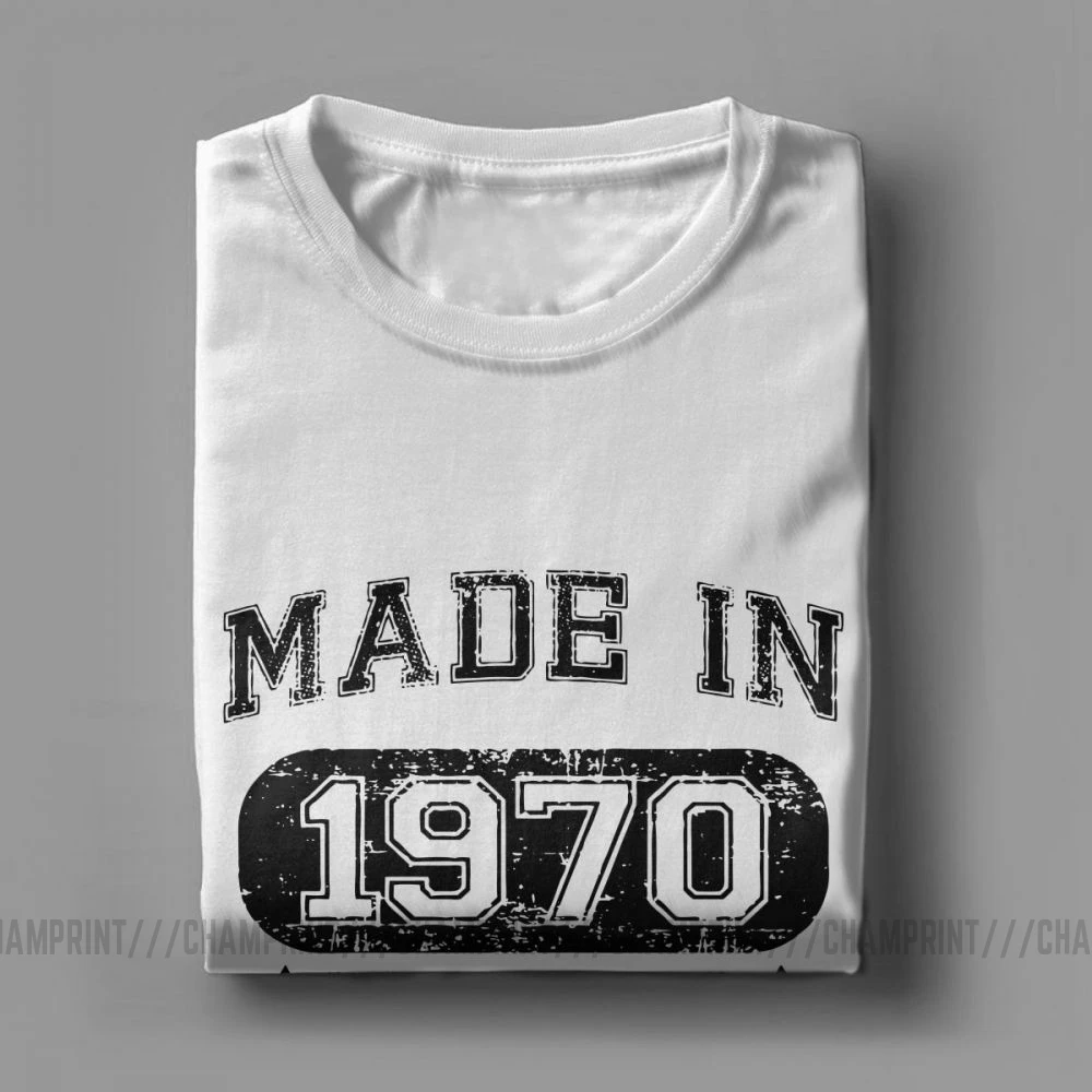 Мужские футболки на день рождения сделанные в 1970 году Техас США все оригинальные