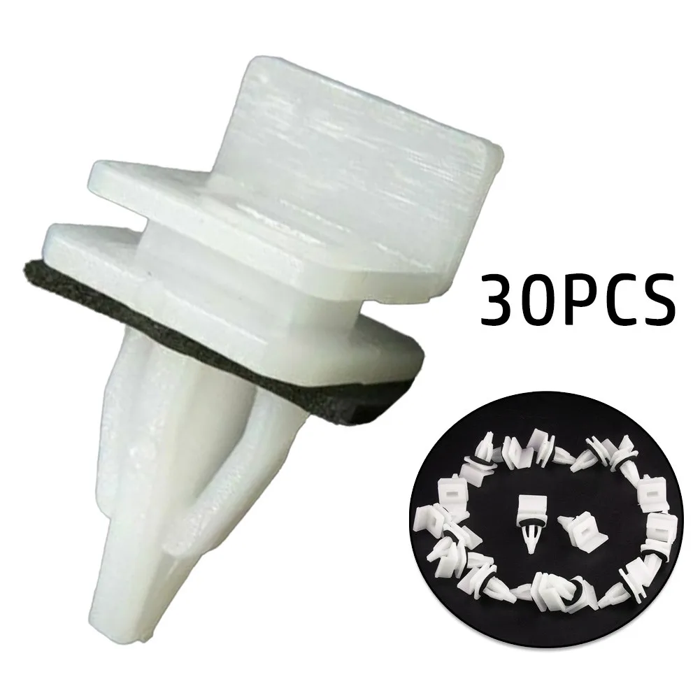 30x зажимы для крепления панели на порог боковой юбки Honda Acura Accord Civic бампера