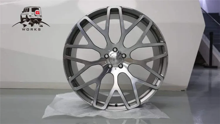G класс W463 алюминиевый сплав кованые 2" W463 колеса B стиль-2 черный и серебристый для W463 колеса круглый год