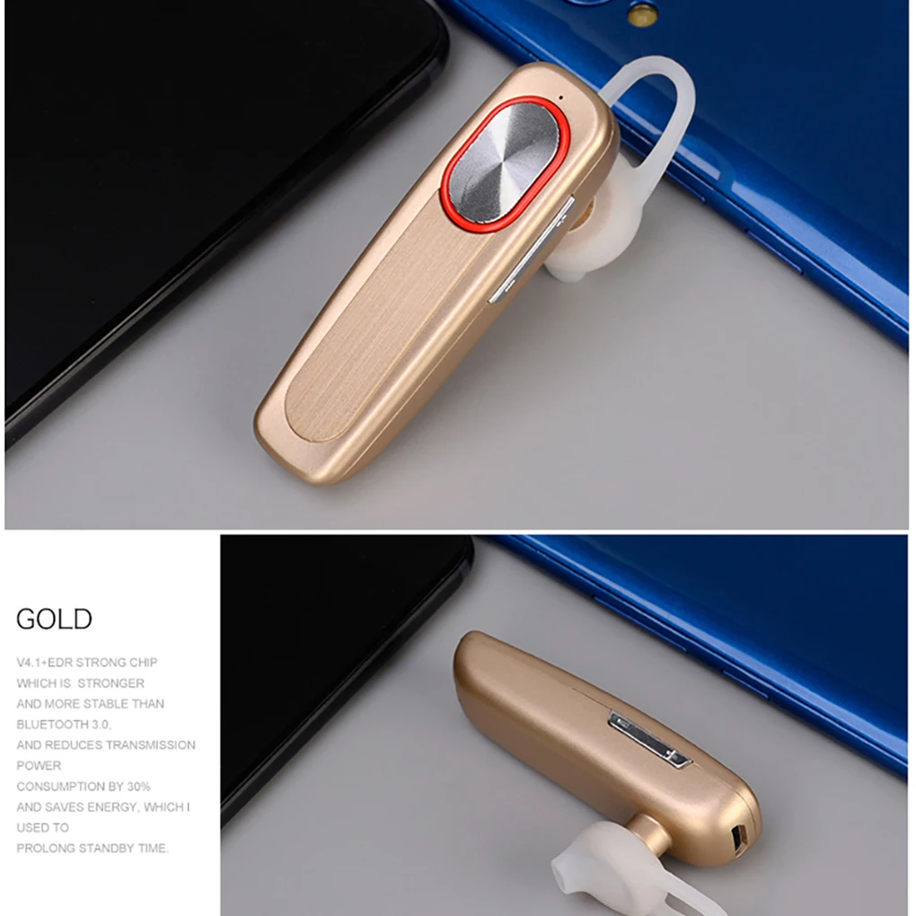 L9 Беспроводная гарнитура Bluetooth 4,1, длительное время работы в режиме ожидания, микрофон, наушники, ушные крючки, гарнитура, наушники-вкладыши, спортивные наушники