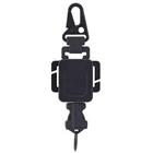 2 в 1 уличная противокражная телескопическая Пряжка тактическая сумка и держатель для брелока Противоугонная Повседневная Выдвижная Весенняя веревка