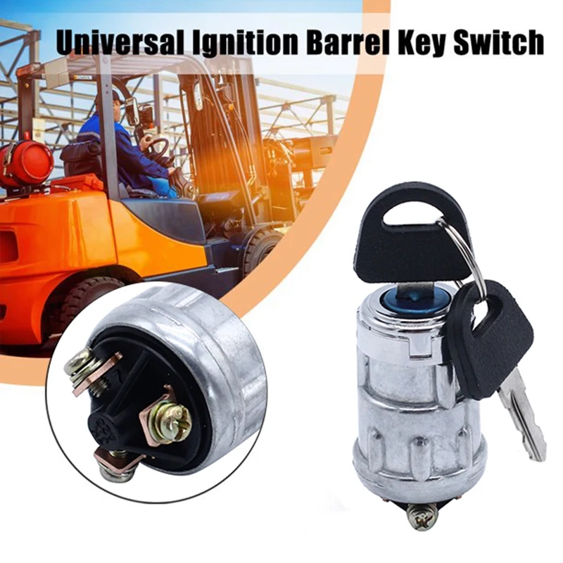 

Universal Ignition Barrel Key Switch Waterproof Cover Keys for 12V Car Boat Bike Motorcycle