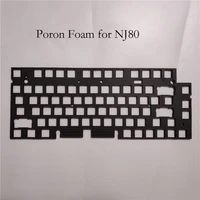 keydous nj80 keyboard foam poron silencer mute felt foam between pcb and plate