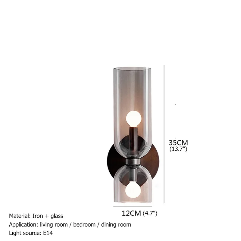 

BRIGHT Modern Wall Lamps Fixture LED Nordic Minimalist Wall Sconce Bedside Decorative For Home Living Room Dining Room Aisle