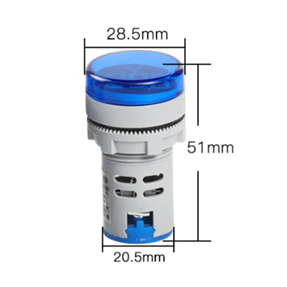 22 мм AD16 22DSV переменного тока 60 500V Мини Напряжение метр светодиодный цифровой