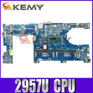 For DELL Latitude 3340 E3340 Celeron 2957U Notebook Mainboard CN-0X13HJ 0X13HJ 13229-1 5X37M Laptop Motherboard SR1DV DDR3