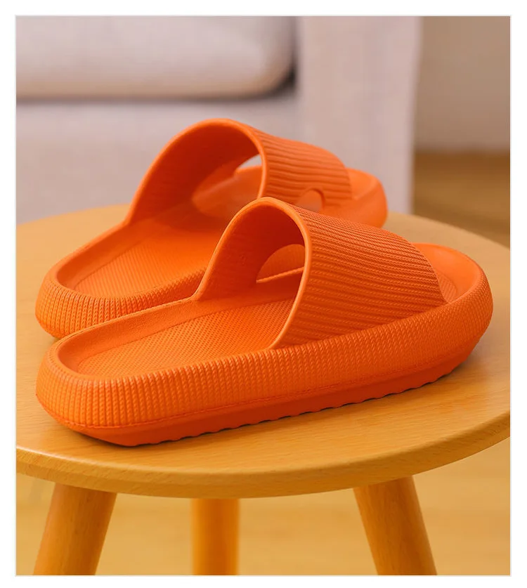 

Home Soft Slippers Ladies/men's Indoor Bathroom Anti-slip Floor Slides Deodorant Silent Slippers Indoor Home Slipper Women