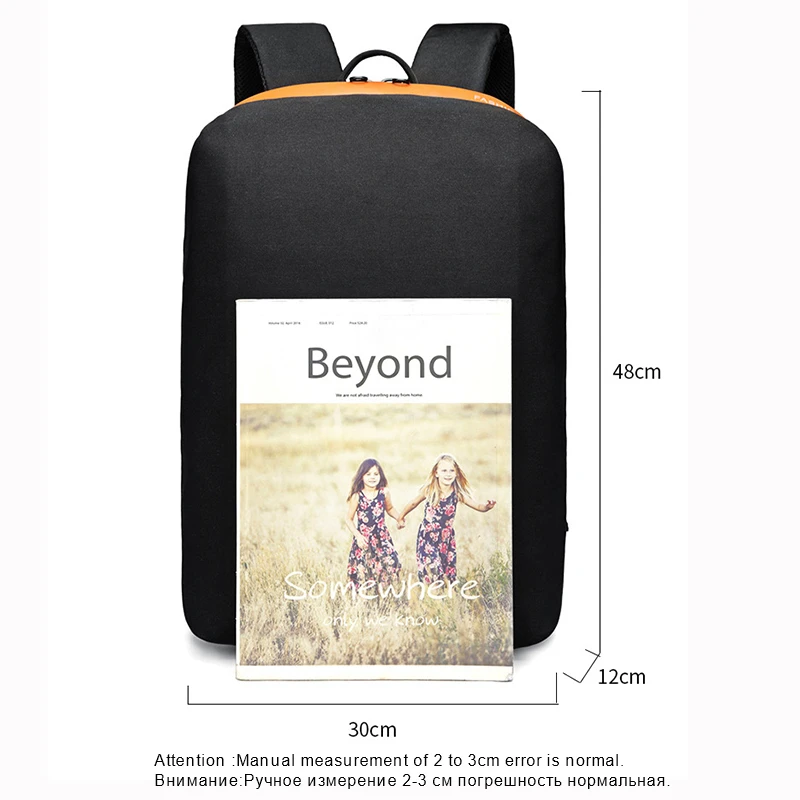 Рюкзак с защитой от краж 15 6/17 дюймовый ноутбук Mochila мужской Водонепроницаемый