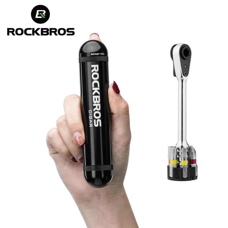 ROCKBROS многофункциональный набор для ремонта велосипеда отвертка динамометрический ключ MTB шоссейный карбоновый храповый шасси Mtb инструменты