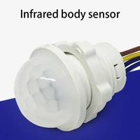 easy install home lighting energy saving time delay switch motion sensor sensitive led detector pir lights 63