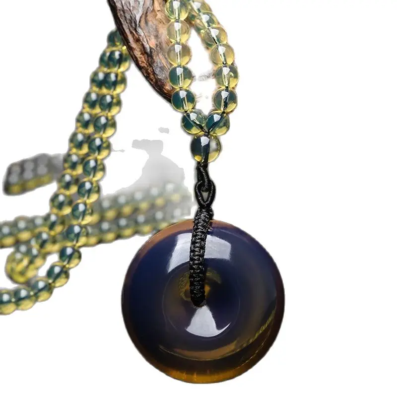 Натуральный Синий Желтый Безопасность свитер с пряжкой цепи сырой шахты