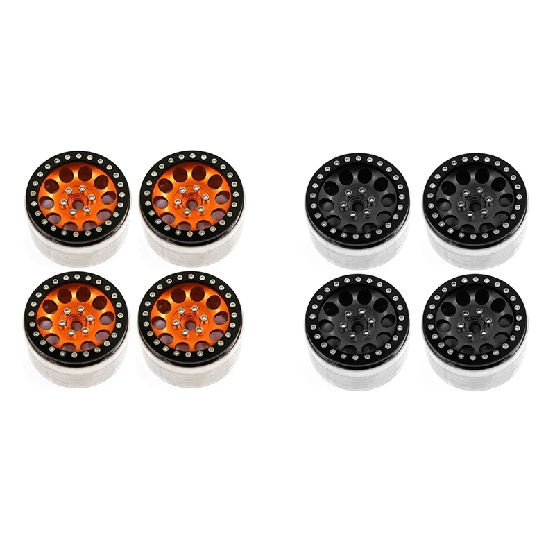 

4 шт., металлические ступицы колеса с 10 спицами для радиоуправляемого гусеничного автомобиля 2,2 Axial SCX10 RR10 Wraith 1/10 Traxxas TRX4