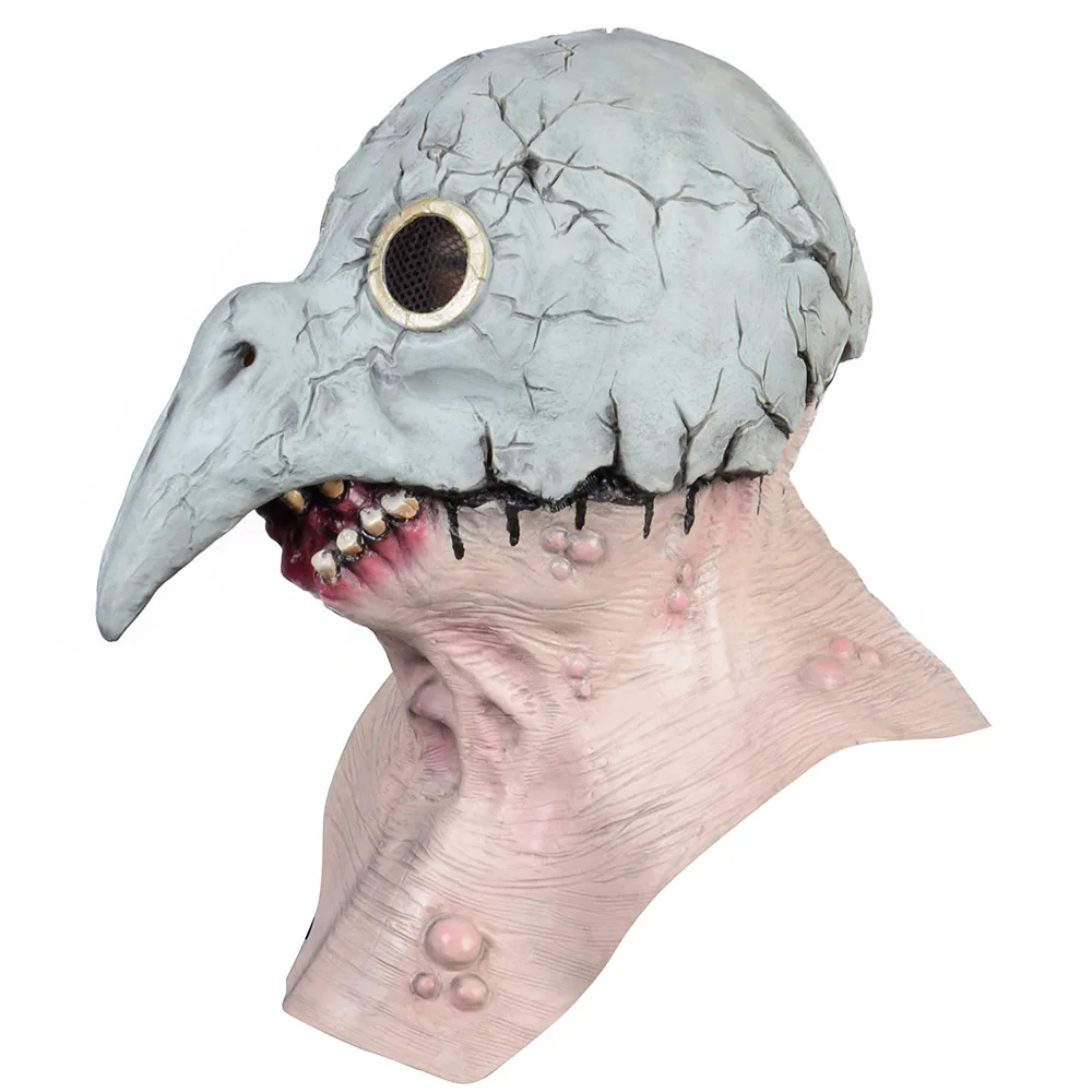 HorrorSkeleton маска Чумного доктора Череп длинный нос птица с клювом стимпанк Хэллоуин