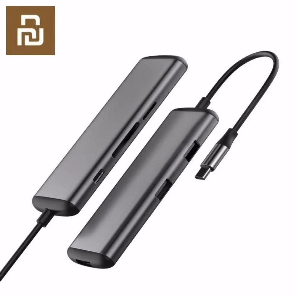 Оригинальный Многофункциональный конвертер Youpin Hagibis Type C двойной USB 3 0 адаптер для