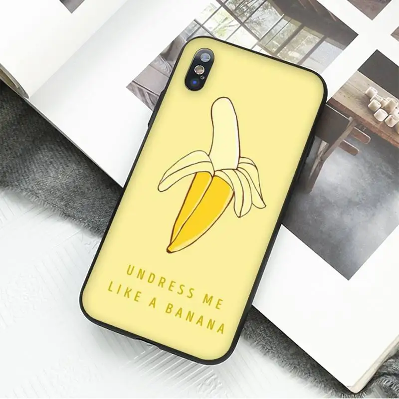 Чехол для iPhone 8 7 6 6S Plus 5 5S SE 2020 11 11pro max XR X XS MAX с принтом банана | Мобильные телефоны и
