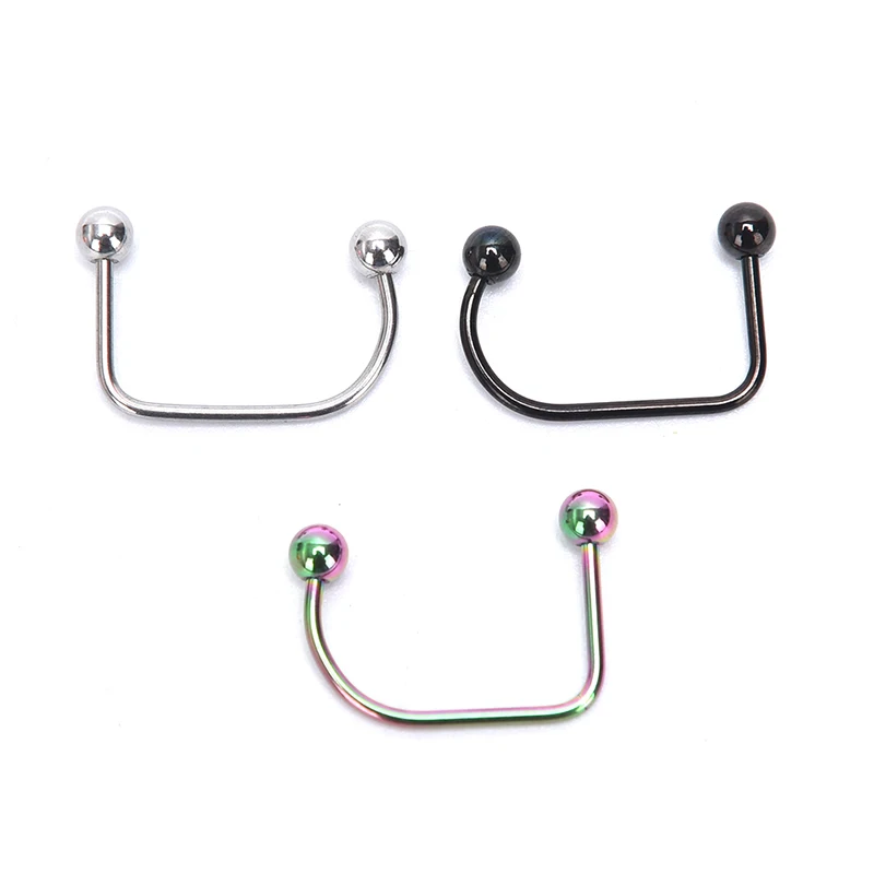 Петля для пирсинга Lippy губная серьга кольцо из нержавеющей стали с шариком 16 г