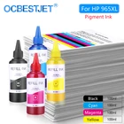 Струйный принтер для HP 965XL, 400 мл, пигментные чернила для заправки, 9010, 9012, 9016, 9018, 9019, 9020, 9025, 9026, 9028