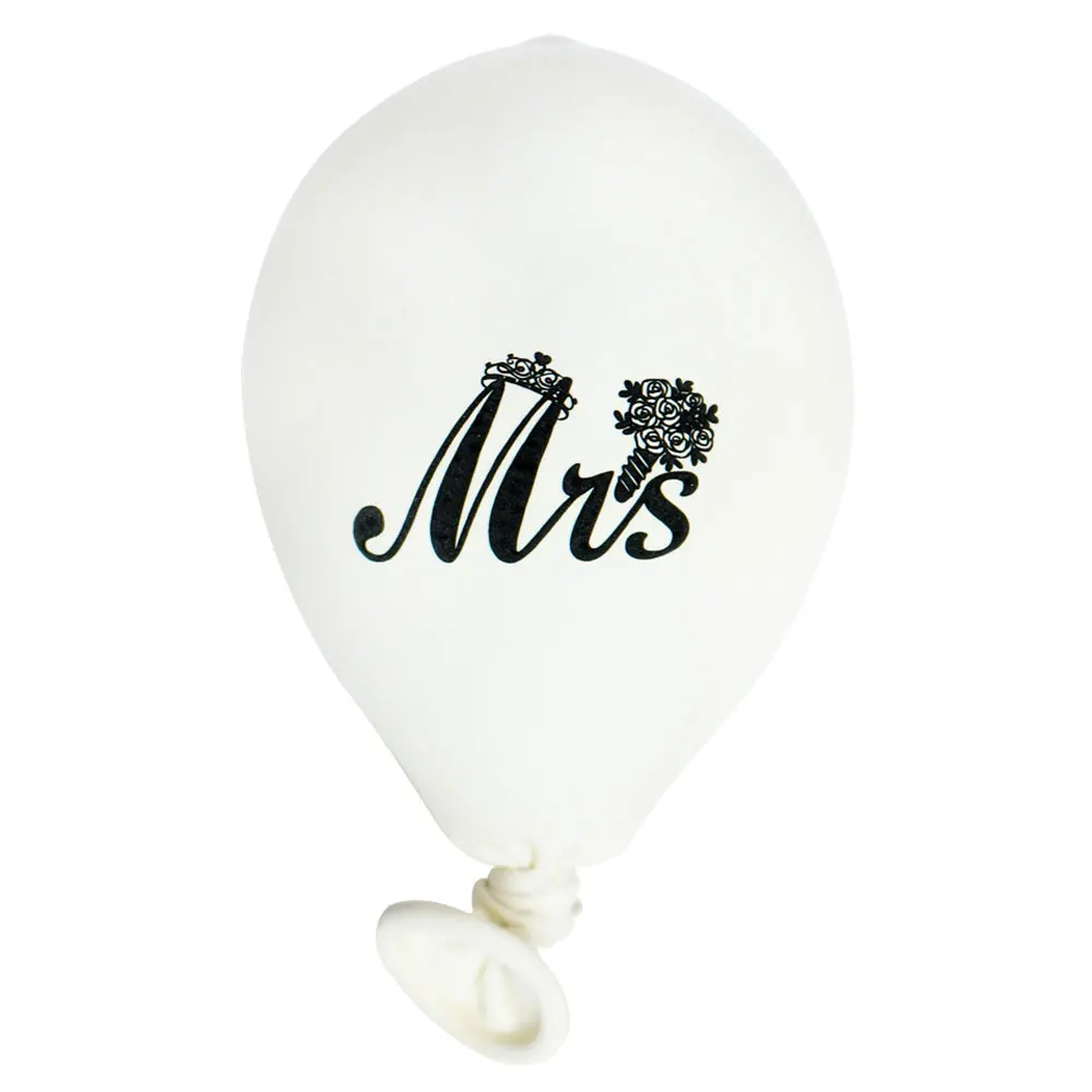 

12inch Just Married Balloon Mr Mrs Latex Balloons Kids Adults Birthday Decorations Anniversaire Wedding Ballons Party Supplies