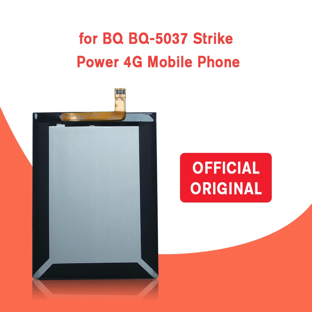 НОВЫЙ 4000 мА/ч BQ 5037 Замена Батарея мА/ч. аккумулятор для Strike Мощность 4G Мобильный