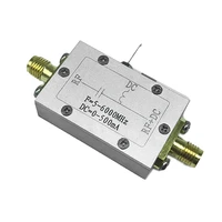 50ohm rf dc block biased frequency range 10 6000 mhz biased electronic components industrial
