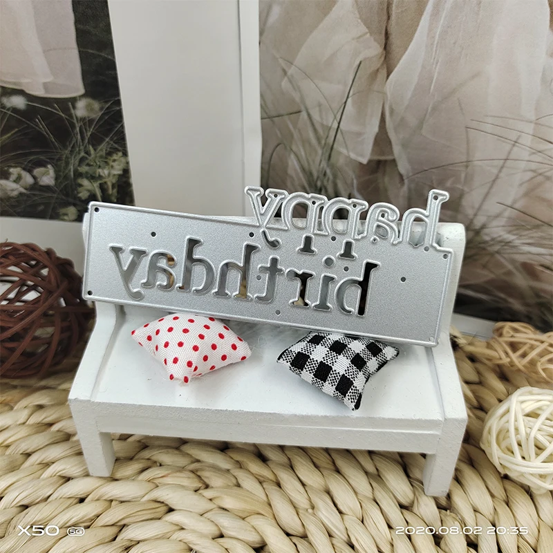 Вырубка букв высечка для скрапбукинга металлический шаблон вырезания текста