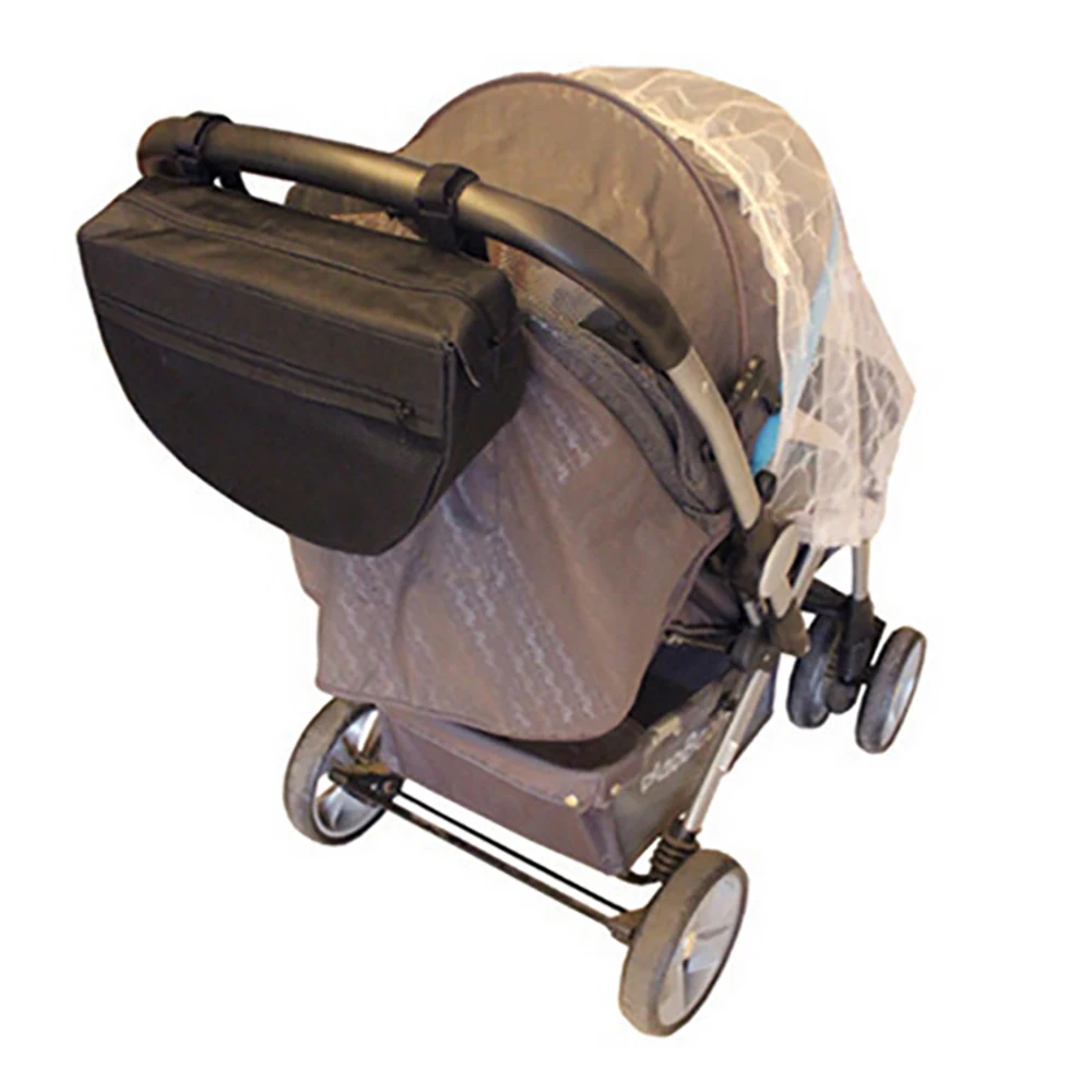 Сумка Органайзер для детской коляски водонепроницаемый вместительный крючок