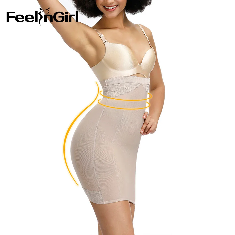 FeelinGirl Корректирующее белье для тела, женское сексуальное Корректирующее белье с ремешком, утягивающее белье, утягивающее белье, Утягивающее платье с эффектом пуш-ап